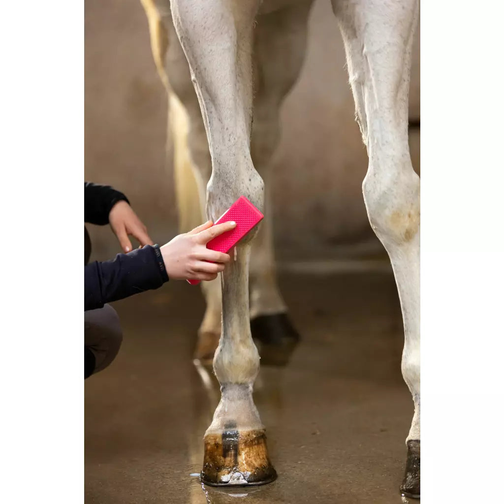 Excellent Horse Grooming Brush Medium roze