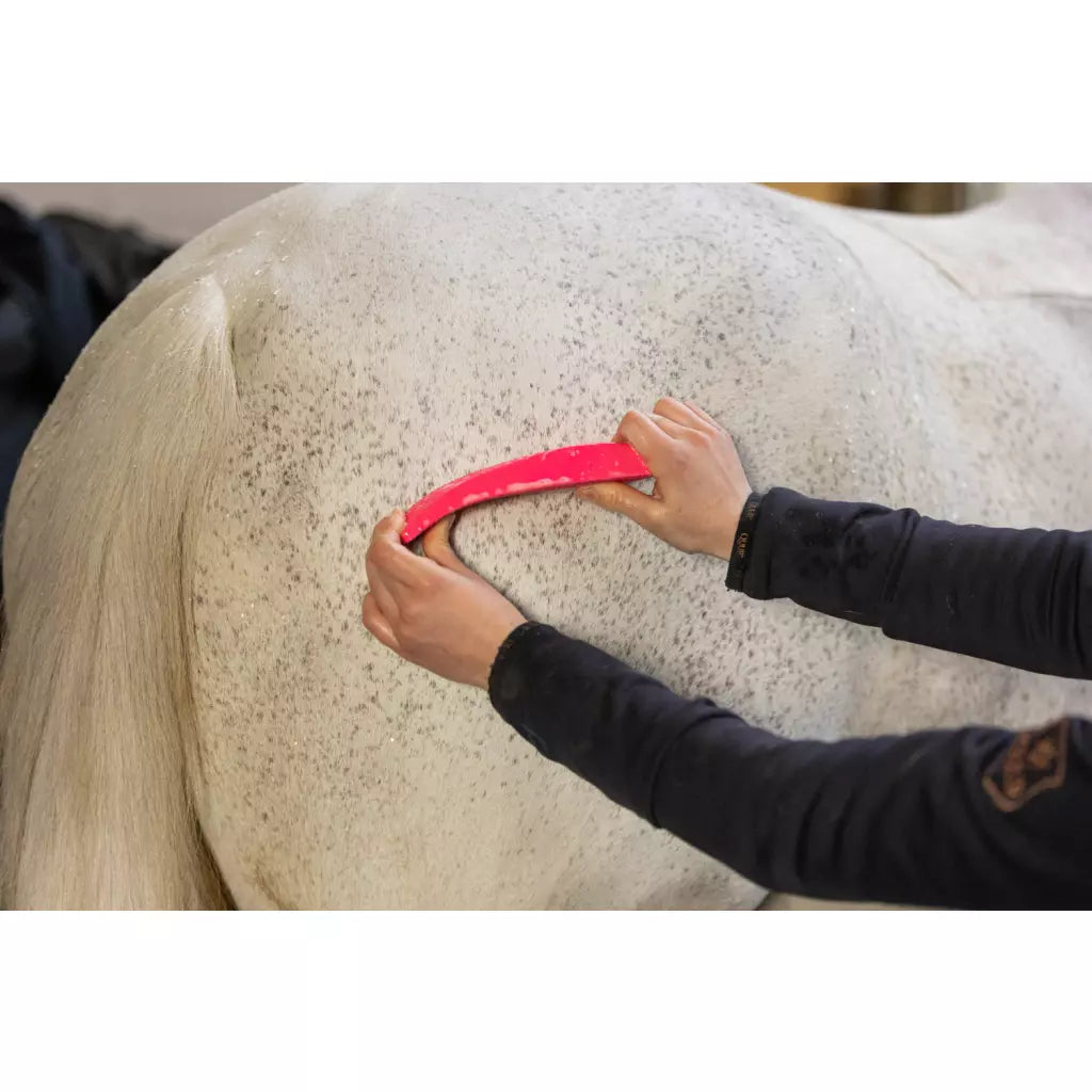 Excellent Horse Grooming Brush Medium roze