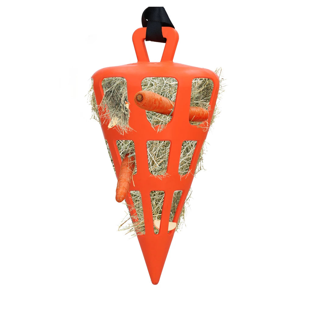Hay Slowfeeder Fun and Flex 22 cm Oranje Wortel