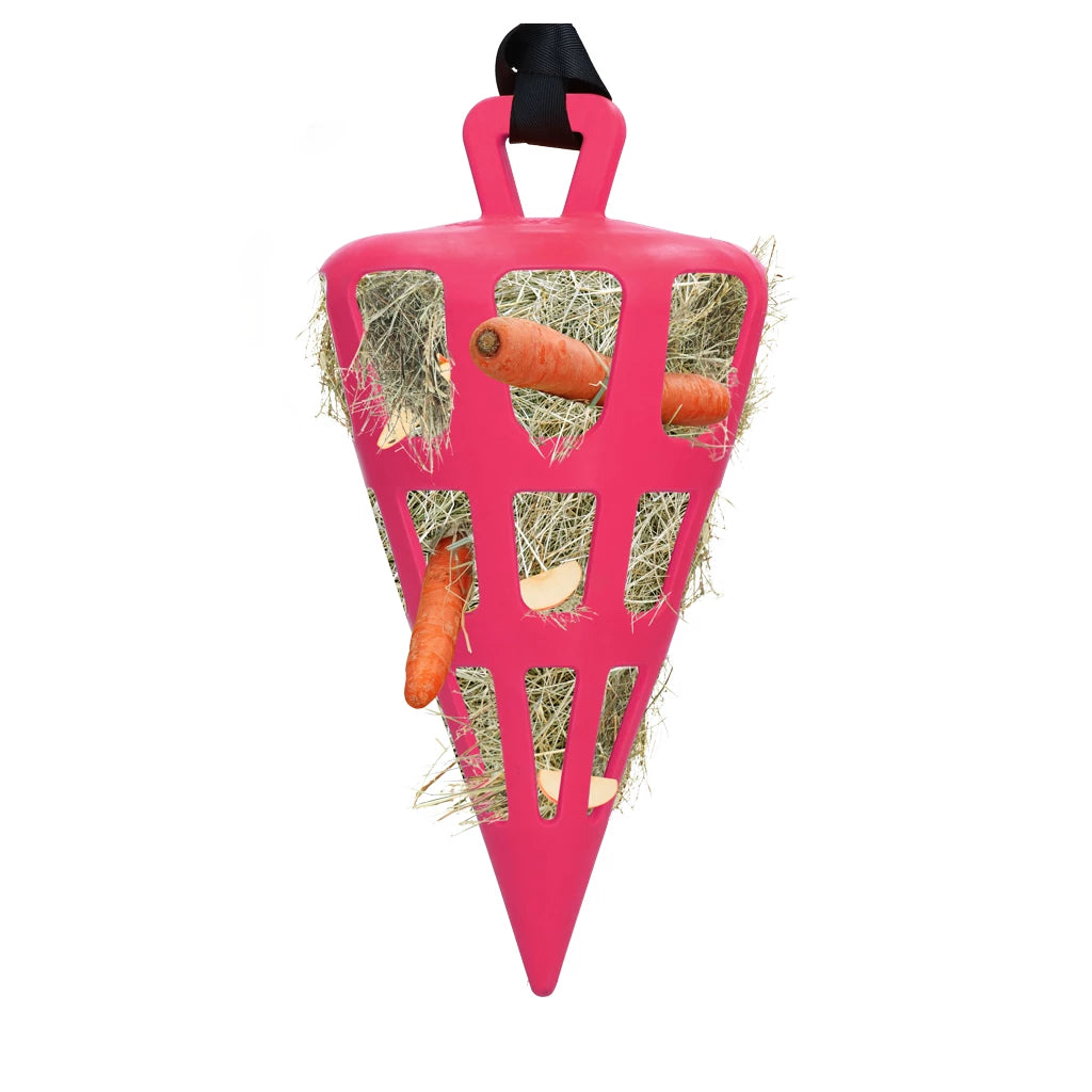 Hay Slowfeeder Fun  and Flex 22 cm Roze Wortel
