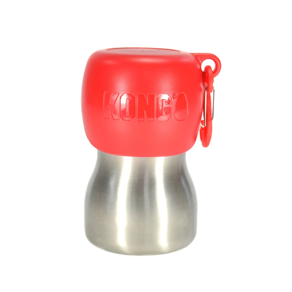 KONG H2O 255 ml rvs waterfles rood