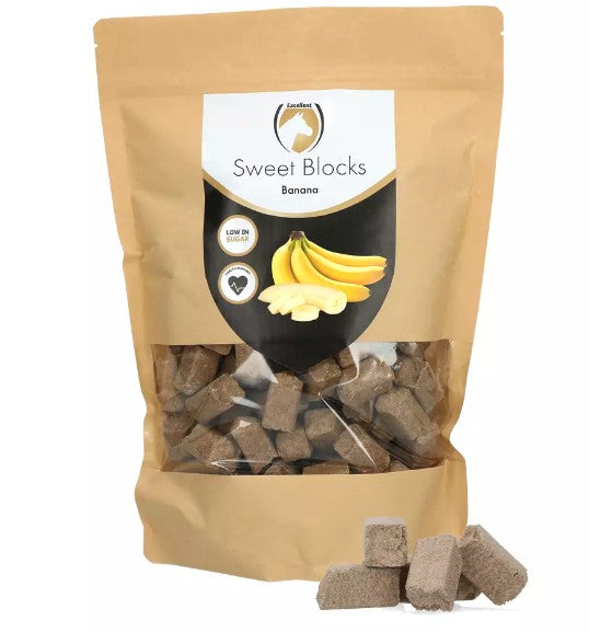 Excellent Horse Sweet Blocks Banana 1 kg