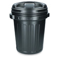 Voerton met draaisluiting 40 liter Black