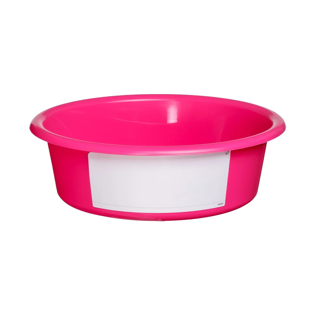 Voerbak 6 l roze (paard,kalf, schaap)