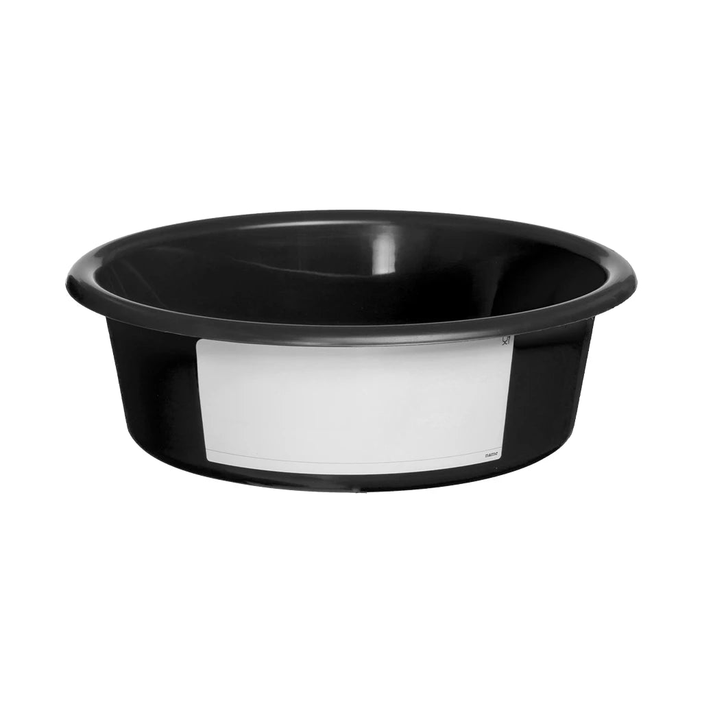 Voerbak 6 l zwart (paard,kalf, schaap)