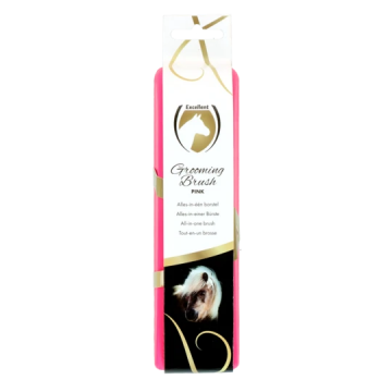 Bors0004g excellent horse grooming brush medium roze