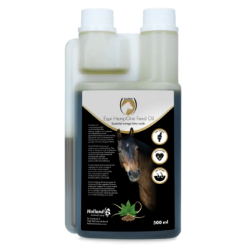 Hemp0501 equi hempone feed oil paard