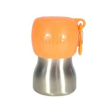 Kong9809 kong h2o 255 ml rvs waterfles oranje