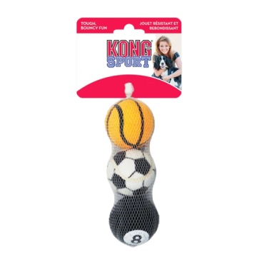 Kongabs2e kong sport balls medium 3pk assorted styles