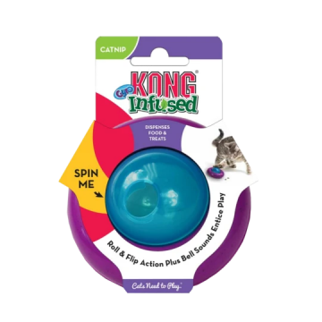 Kongpgy5e kong infused cat gyro