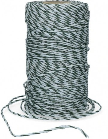 Zone00652 zoneguard 3 mm basic afrasteringsdraad wit donkergroen 200 m